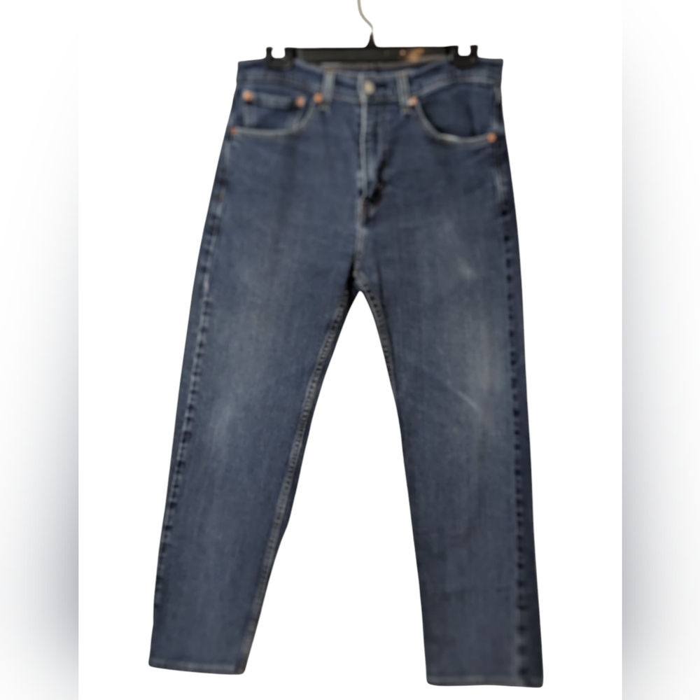 Levi's 505 Straight Fit Denim Jeans - Classic Blue Size W32 L32